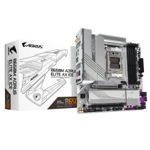 Mainboard GIGABYTE AMD B650 SAM5 Micro-ATX Memory DDR5 Memory slots 4 B650MAELITEAXICE1.1
