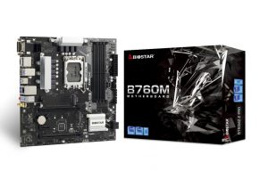 Mainboard BIOSTAR Intel B760 Express LGA1700 Micro-ATX Memory DDR5 Memory slots 4 1xPCI-Express 3.0 1x 1xPCI-Express 3.0 16x 1xPCI-Express 4.0 16x 2xM.2 1x15pin D-sub 1xDVI-D 1xHDMI 1xDisplayPort 2xUSB 2.0 3xUSB 3.2 1xRJ45 3xAudio port B760MZ-EPRO