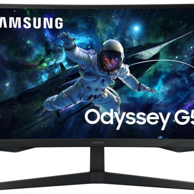 LCD Monitor SAMSUNG LS27CG552EUXEN 27″ Gaming/Curved Panel VA 2560×1440 16:9 165 Hz Matte 1 ms Height adjustable Colour Black