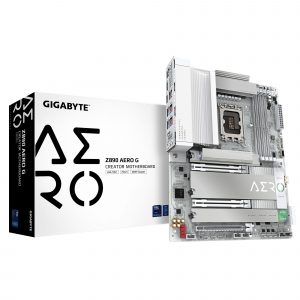 Mainboard GIGABYTE Intel Z890 LGA1851 ATX Memory DDR5 Memory slots 4 1xPCI-Express 4.0 4x 1xPCI-Express 5.0 8x 1xPCI-Express 5.0 16x 5xM.2 1xHDMI 2xUSB 2.0 4xUSB 3.2 1xUSB-C w/Thunderbolt 1xOptical S/PDIF 2xRJ45 2xAudio port Z890AEROG
