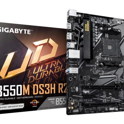Mainboard GIGABYTE AMD B550 SAM4 Micro-ATX Memory DDR4 Memory slots 4 B550MDS3HR2