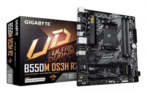 Mainboard|GIGABYTE|AMD B550|SAM4|Micro-ATX|Memory DDR4|Memory slots 4|B550MDS3HR2