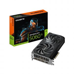 Graphics Card GIGABYTE NVIDIA GeForce RTX 5060 Ti 8 GB GDDR7 128 bit PCIE 5.0 16x GPU 2587 MHz Dual Slot Fansink 1xHDMI 3xDisplayPort GV-N506TWF2OC-8GD