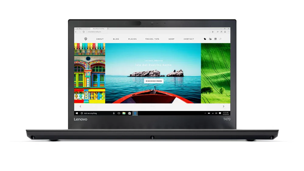 REFURBISHED Lenovo ThinkPad T470 14″, Black, Grade B