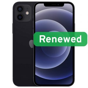REFURBISHED Apple iPhone 12 64GB, Black, Grade C+