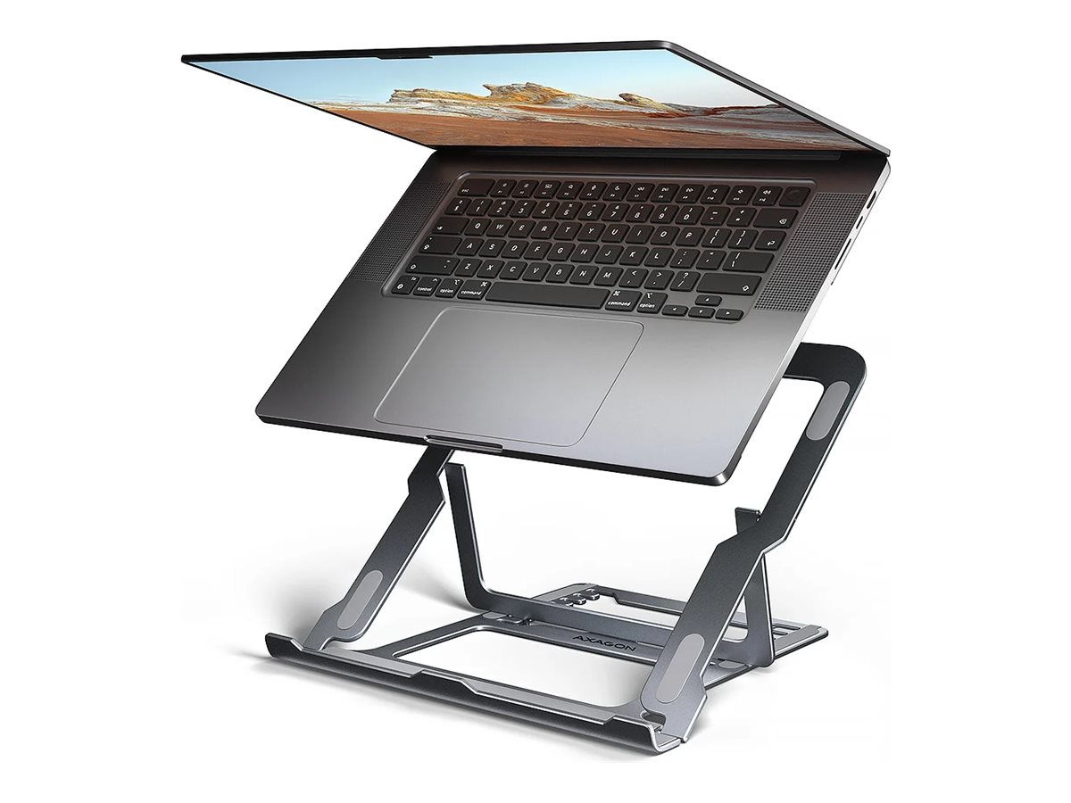 NB ACC STAND 10"-17.3"/ALUMINUM GREY STND-LAG AXAGON — изображение 2