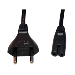 Cablexpert Power cord (C7), VDE approved Black CEE 7/16 to C7