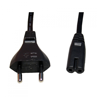Cablexpert Power cord (C7), VDE approved Black CEE 7/16 to C7