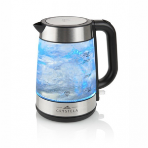 ETA Kettle ETA615390000 Standard 2200 W 1.7 L Glass 360° rotational base Black/Stainless Steel