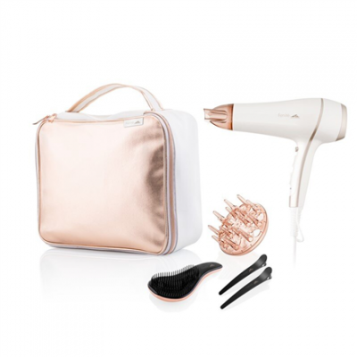 ETA Hair Dryer ETA732090010 Fenite gift set 2400 W Number of temperature settings 3 Ionic function Diffuser nozzle White/Pink