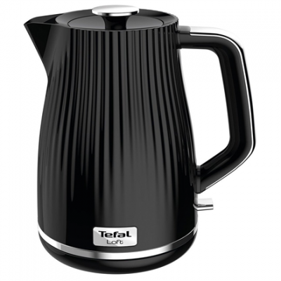 TEFAL Kettle KO250830 Electric 2400 W 1.7 L Plastic 360° rotational base Black