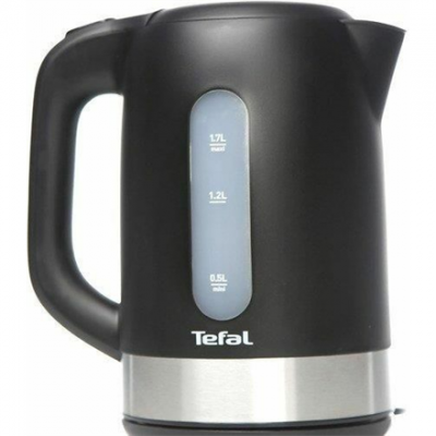 TEFAL Kettle KO330830 Electric 2400 W 1.7 L Plastic 360° rotational base Black