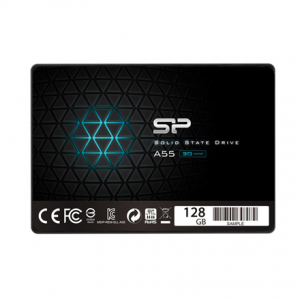 Silicon Power A55 128 GB SSD form factor 2.5" Solid-state drive interface SATA Read speed 550 MB/s Write speed 420 MB/s