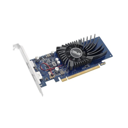 Asus NVIDIA 2 GB GeForce GT 1030 GDDR5 HDMI ports quantity 1 PCI Express 3.0 Memory clock speed 6008 MHz Processor frequency 1266 MHz - Image 2