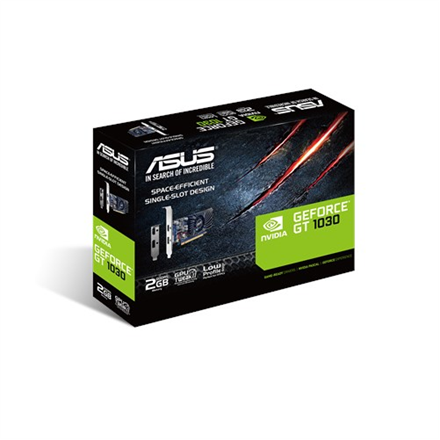 Asus NVIDIA 2 GB GeForce GT 1030 GDDR5 HDMI ports quantity 1 PCI Express 3.0 Memory clock speed 6008 MHz Processor frequency 1266 MHz - Image 4