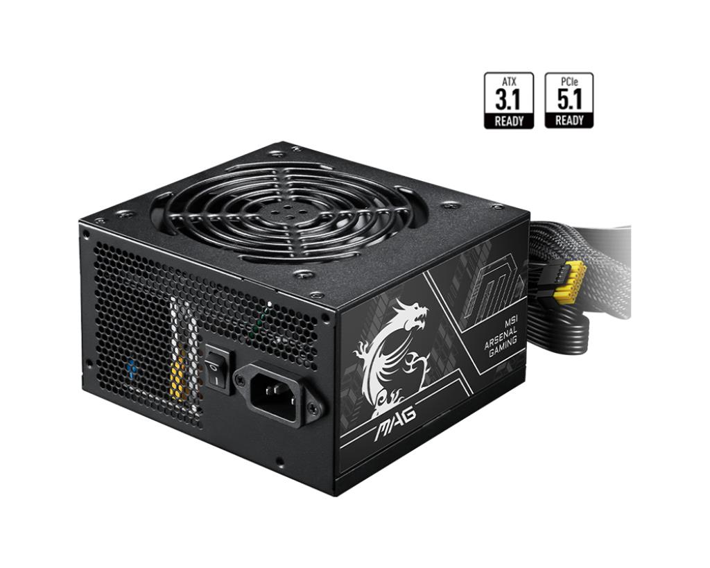Power Supply MSI MAG A750BN PCIE5 II ATX PC 100 - 240 V 750 W MAGA750BNPCIE5II