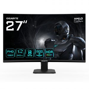 LCD Monitor GIGABYTE 27 " 1920 x 1080 pixels Full HD Native aspect ratio 16:10 LED Curved GS27FC2EK