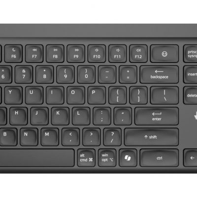 KEYBOARD WRL SLIM 2.4G+BT US/KB-WPS-03 GEMBIRD