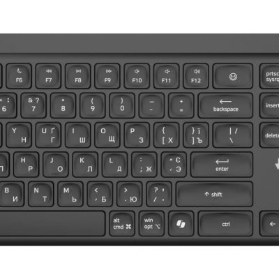 KEYBOARD WRL SLIM BT CYRILLIC/KB-WPS-03-CYRL GEMBIRD