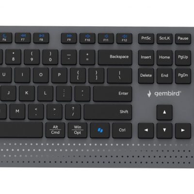 KEYBOARD +MOUSE WRL ENG/BK KBS-WPS-02 GEMBIRD
