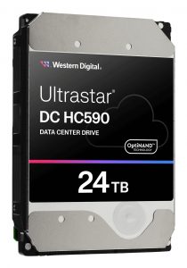 HDD WESTERN DIGITAL SAS 3.5 " 7200 RPM 24 TB WUH722624AL5204 0F59373 Ultrastar DC HC590 0F59373