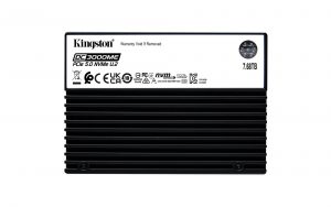 SSD KINGSTON SSD series DC3000ME 7.68TB NVMe NAND flash technology 3D TLC Write speed 10000 MBytes/sec Read speed 14000 MBytes/sec Form Factor U.2 TBW 14.016 TB MTBF 2000000 hours SEDC3000ME/7T6