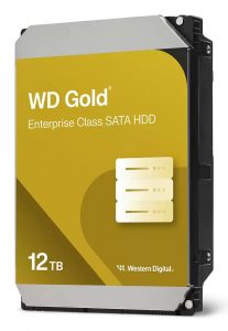 HDD WESTERN DIGITAL Serial ATA III 3.5 " Buffer 512 MB 7200 RPM 12 TB Western Digital Gold 12TB (WD122KRYZ) Gold WD122KRYZ