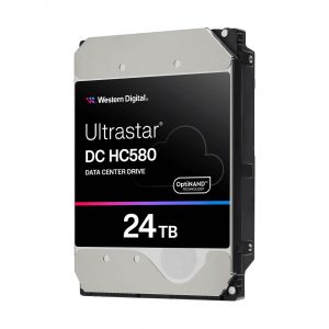 HDD WESTERN DIGITAL ULTRASTAR Ultrastar DC HC580 24TB SATA 512 MB 7200 rpm 3,5" 0F62796