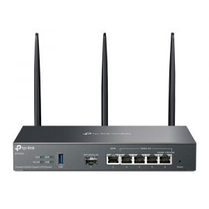 Wireless Router TP-LINK Omada AX3000 Gigabit VPN Router Data speed 3000 Mbit/s Ethernet WAN Yes WAN connection type SFP Ethernet LAN Yes 4xLAN ports USB port Yes ER706W
