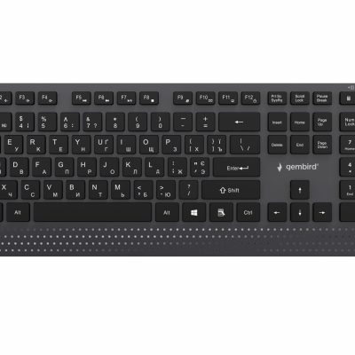 KEYBOARD MULTIMEDIA USB CYRILL/BLACK KB-MCH-06-CYRL GEMBIRD