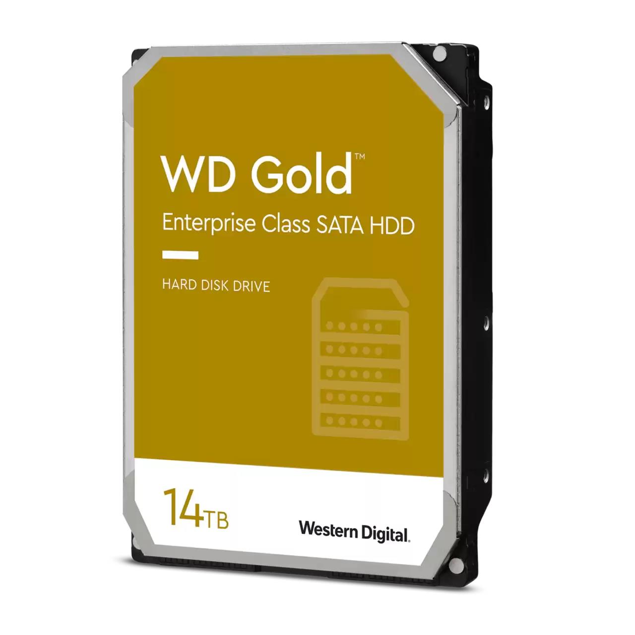 HDD WESTERN DIGITAL Gold 14TB SATA 3.0 512 MB 7200 rpm 3,5" WD142KRYZ