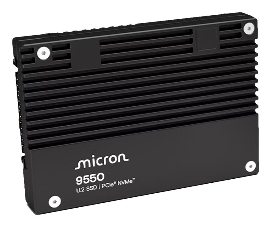 SSD MICRON SSD series 9550 MAX 12.8TB NVMe NAND flash technology 3D TLC Write speed 10000 MBytes/sec Read speed 14000 MBytes/sec Form Factor U.2 TBW 70080 TB MTFDLAL12T8THB-1BK1DABYYR