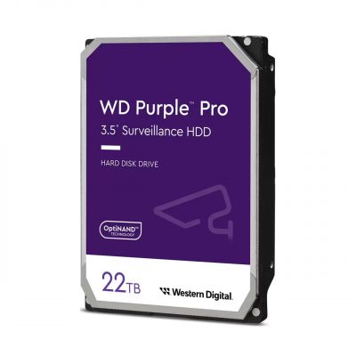 HDD WESTERN DIGITAL Purple Pro 22TB 512 MB 7200 rpm 3,5" WD221PURP