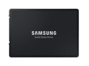 SSD SAMSUNG SSD series PM9A3 7.68TB PCIe Gen4 NVMe Write speed 4000 MBytes/sec Read speed 6800 MBytes/sec Form Factor U.2 MTBF 2000000 hours MZQL27T6HBLA-00A07