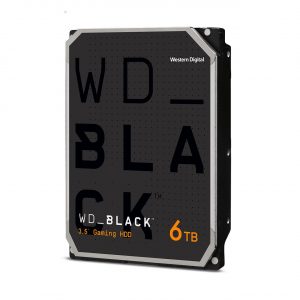 HDD WESTERN DIGITAL Black 6TB SATA 128 MB 7200 rpm 3,5" WD6004FZWX