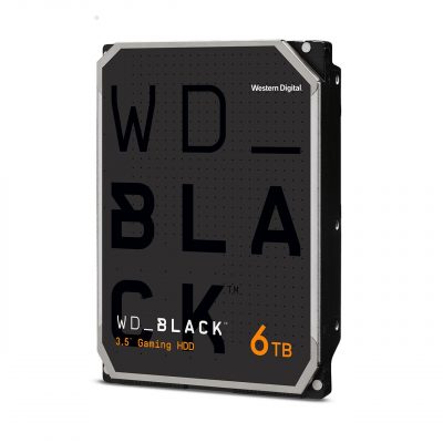 HDD WESTERN DIGITAL Black 6TB SATA 128 MB 7200 rpm 3,5" WD6004FZWX