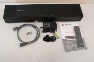 SALE OUT. Sharp 2.0.2 Compact Dolby Atmos Soundbar HT-SB700 140 W DEMO Bluetooth Black Wireless connection