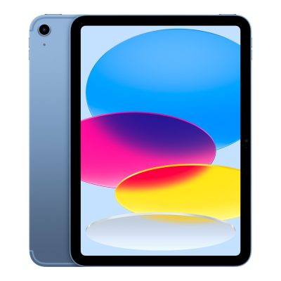 Apple iPad Wi-Fi + Cellular 11 " Blue IPS, Liquid Retina 2360 x 1640 pixels Apple A16 256 GB 3G 4G 5G Wi-Fi Front camera 12 MP Rear camera Bluetooth 5.3 iPadOS USB-C charging cable