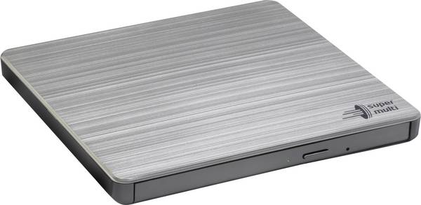 H.L Data Storage Ultra Slim Portable DVD-Writer GP60NS60 Interface USB 2.0 DVD±R/RW CD read speed 24 x CD write speed 24 x Silver Desktop/Notebook