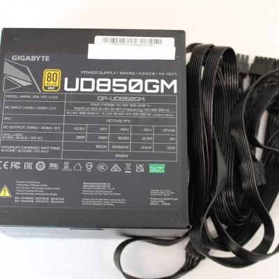 SALE OUT. Gigabyte PSU GP-UD850GM 850 W REFURBISHED, WITHOUT ORIGINAL PACKAGING, MANUAL AND ACCESSORIES