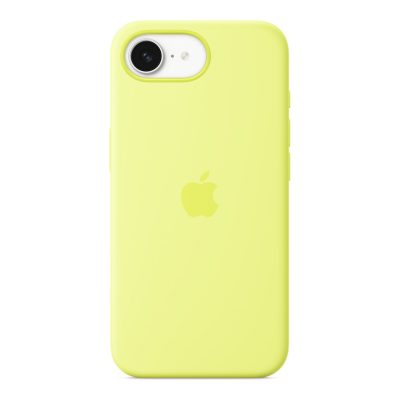 Apple iPhone 16e Silicone Case – Neon Yellow Apple