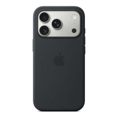 Apple Back cover Apple iPhone 17 Pro Silicone Black MagSafe