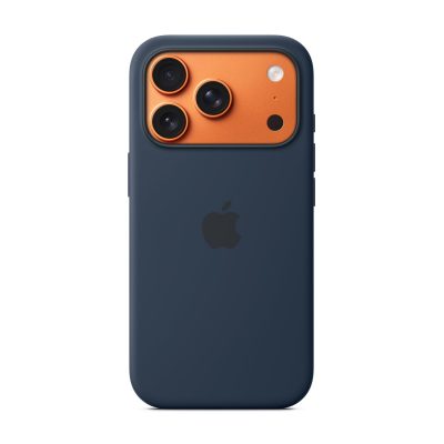 Apple iPhone 17 Pro Silicone Case with MagSafe – Midnight Apple