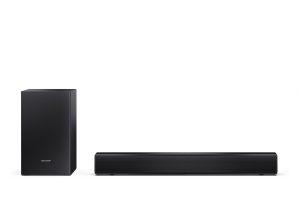 Sharp Compact 2.1 Soundbar with Wireless Subwoofer HT-SBW121 240 W Bluetooth Wireless connection Black