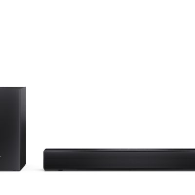Sharp Compact 2.1 Soundbar with Wireless Subwoofer HT-SBW121 240 W Bluetooth Wireless connection Black
