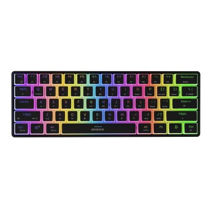 Genesis THOR 660 G2 Gaming Keyboard Wireless/Wired US Linear Black RGB