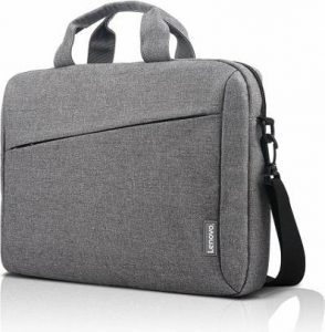Lenovo Essential 15.6-inch Laptop Casual Toploader T210 Grey Messenger-Briefcase Shoulder strap Grey