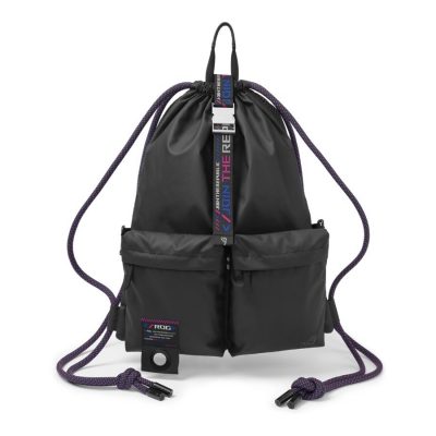 Asus ROG SLASH Multi-use Drawstring Bag Drawstring bag Black