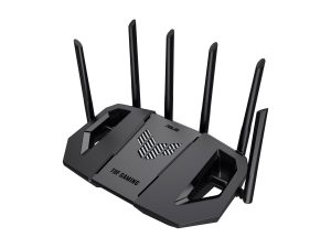 Asus TUF-BE9400 Tri-Band WiFi 7 Gaming Router, EU+UK 802.11ax 688/2885/5764 Mbit/s Ethernet LAN (RJ-45) ports 3 Mesh Support Yes MU-MiMO Yes 4G/5G