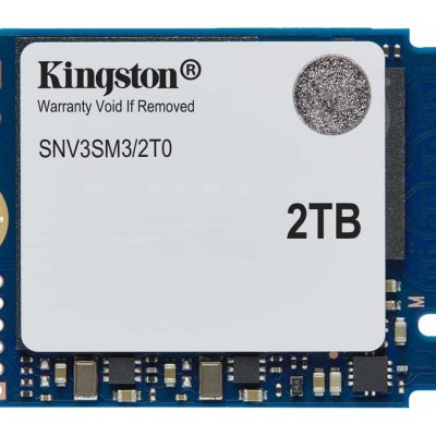 Kingston SSD NV3 2000 GB SSD form factor M.2 2230 Solid-state drive interface PCIe 4.0 x4 NVMe Read speed 6000 MB/s Write speed 5000 MB/s